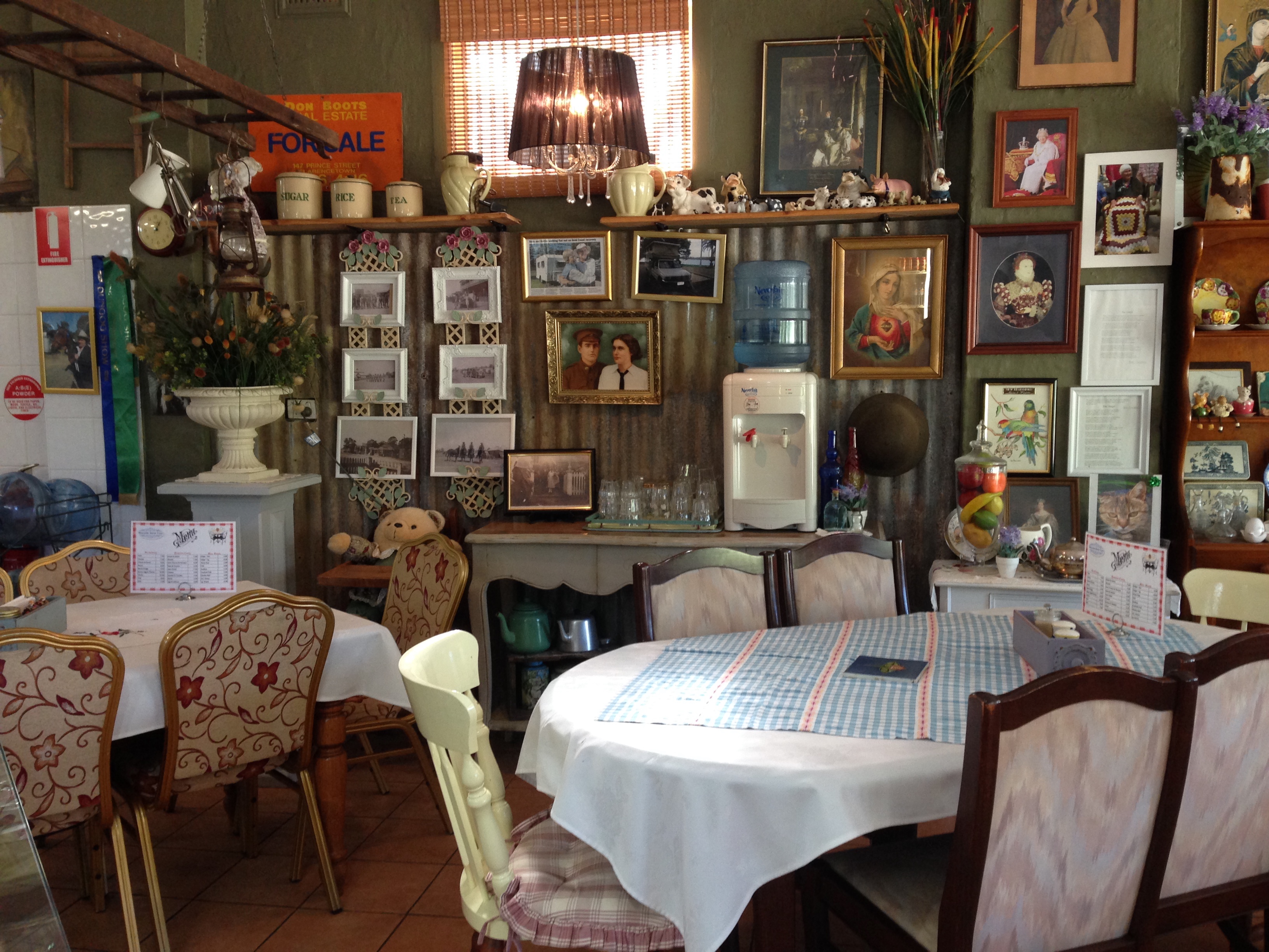 Inside The Williams River Cafe in Clarence Town, Australia