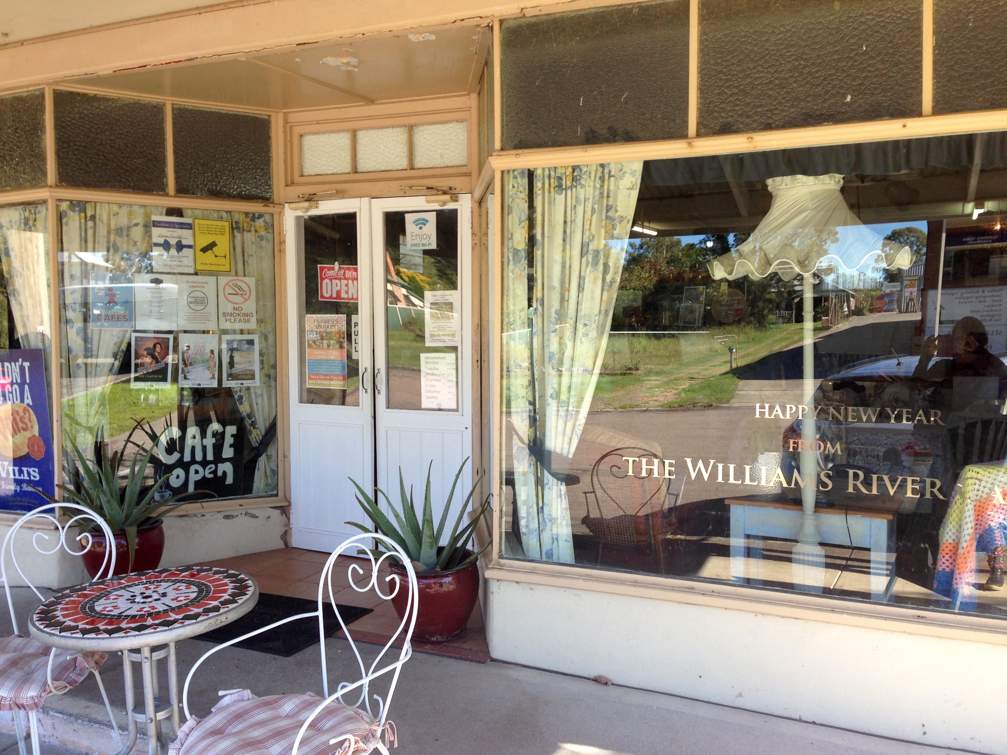 The Williams River Cafe in Clarence Town, Australia